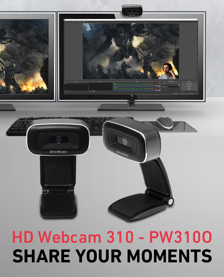 HD Webcam 310 - PW310 | Product | AVerMedia